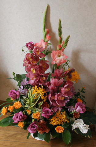 花ギフト|フラワーギフト|誕生日 花|カノシェ話題|スタンド花|ウエディングブーケ|花束|花屋|シンビジューム