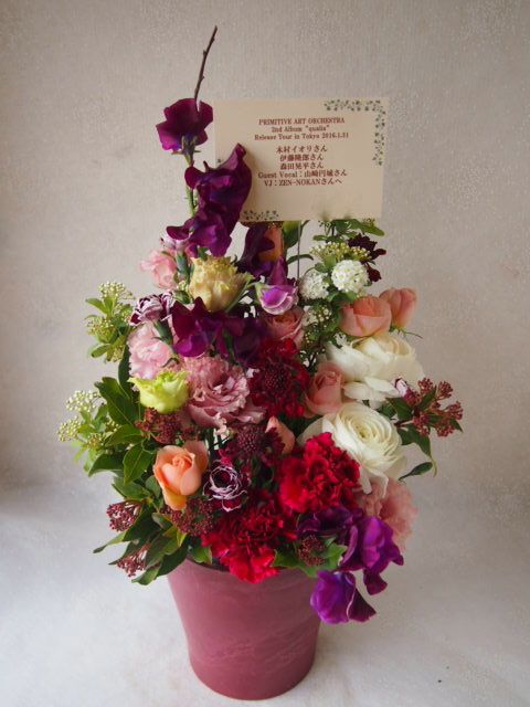 花ギフト|フラワーギフト|誕生日 花|カノシェ話題|スタンド花|ウエディングブーケ|花束|花屋|53429(1)