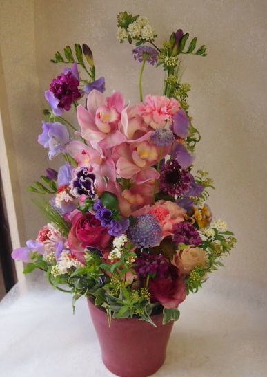 花ギフト|フラワーギフト|誕生日 花|カノシェ話題|スタンド花|ウエディングブーケ|花束|花屋|53501