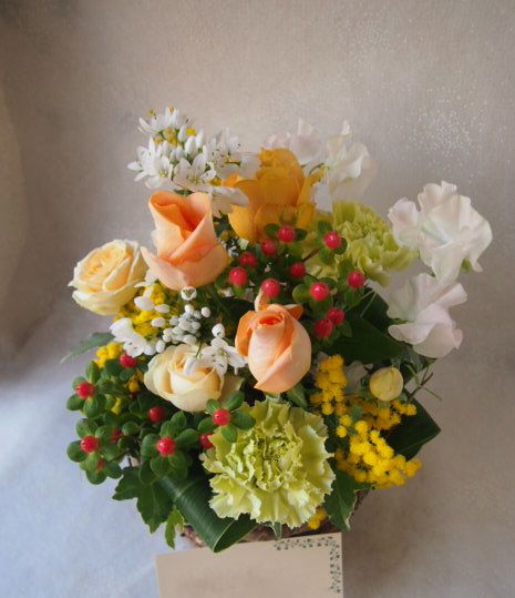花ギフト|フラワーギフト|誕生日 花|カノシェ話題|スタンド花|ウエディングブーケ|花束|花屋|53361