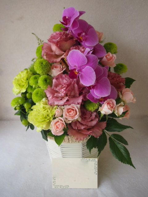 花ギフト|フラワーギフト|誕生日 花|カノシェ話題|スタンド花|ウエディングブーケ|花束|花屋|56052