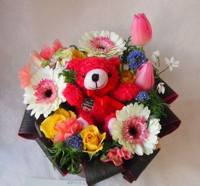 花ギフト|フラワーギフト|誕生日 花|カノシェ話題|スタンド花|ウエディングブーケ|花束|花屋|38187