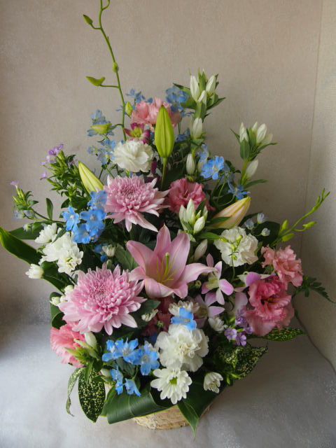 花ギフト|フラワーギフト|誕生日 花|カノシェ話題|スタンド花|ウエディングブーケ|花束|花屋|57693