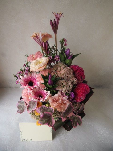 花ギフト|フラワーギフト|誕生日 花|カノシェ話題|スタンド花|ウエディングブーケ|花束|花屋|58003