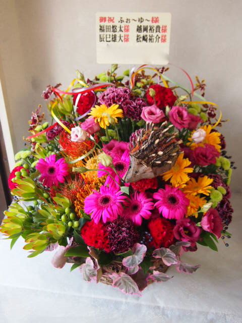 花ギフト|フラワーギフト|誕生日 花|カノシェ話題|スタンド花|ウエディングブーケ|花束|花屋|58237