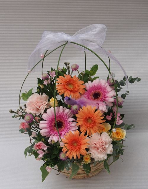 花ギフト|フラワーギフト|誕生日 花|カノシェ話題|スタンド花|ウエディングブーケ|花束|花屋|58109