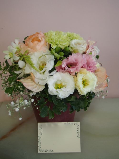 花ギフト|フラワーギフト|誕生日 花|カノシェ話題|スタンド花|ウエディングブーケ|花束|花屋|58073