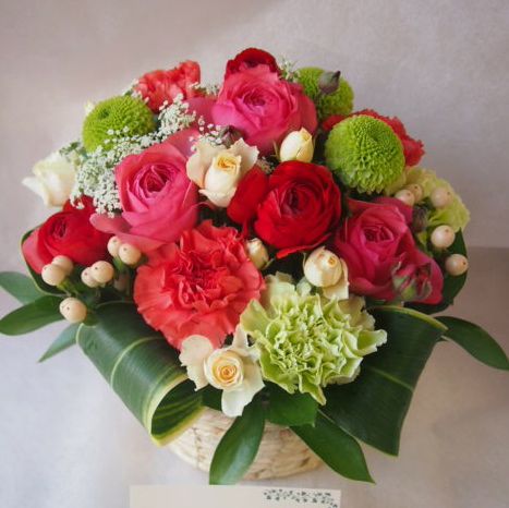 花ギフト|フラワーギフト|誕生日 花|カノシェ話題|スタンド花|ウエディングブーケ|花束|花屋|46481