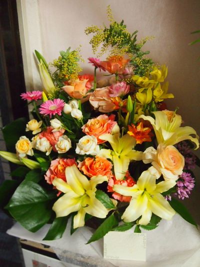 花ギフト|フラワーギフト|誕生日 花|カノシェ話題|スタンド花|ウエディングブーケ|花束|花屋|38033