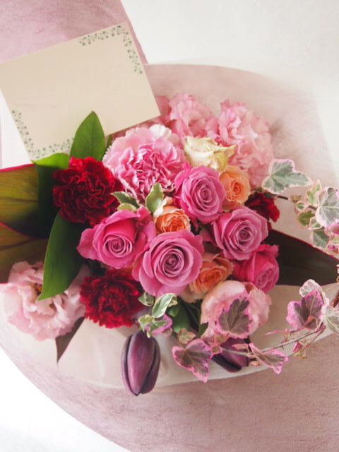 花ギフト|フラワーギフト|誕生日 花|カノシェ話題|スタンド花|ウエディングブーケ|花束|花屋|53088