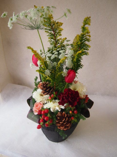 花ギフト|フラワーギフト|誕生日 花|カノシェ話題|スタンド花|ウエディングブーケ|花束|花屋|52283