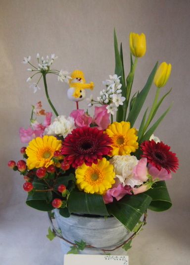 花ギフト|フラワーギフト|誕生日 花|カノシェ話題|スタンド花|ウエディングブーケ|花束|花屋|45625