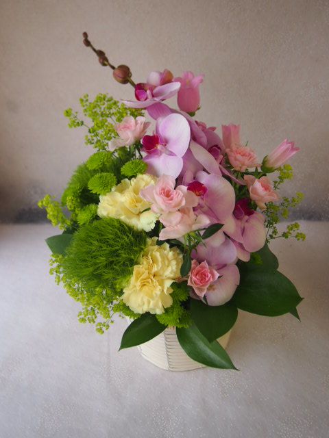 花ギフト|フラワーギフト|誕生日 花|カノシェ話題|スタンド花|ウエディングブーケ|花束|花屋|55852