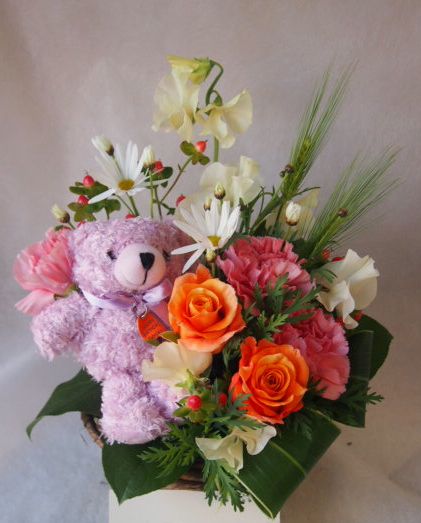 花ギフト|フラワーギフト|誕生日 花|カノシェ話題|スタンド花|ウエディングブーケ|花束|花屋|45496