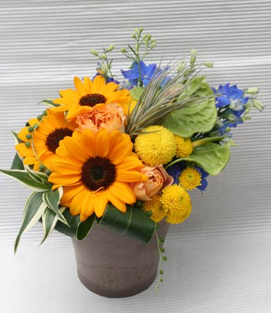 花ギフト|フラワーギフト|誕生日 花|カノシェ話題|スタンド花|ウエディングブーケ|花束|花屋|2015_father_a1(1)