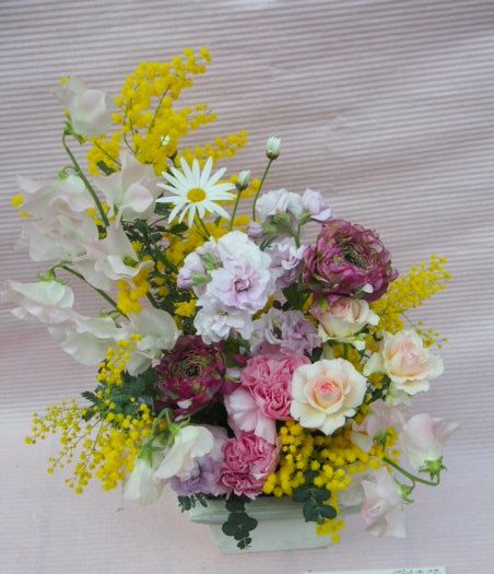 花ギフト|フラワーギフト|誕生日 花|カノシェ話題|スタンド花|ウエディングブーケ|花束|花屋|53332