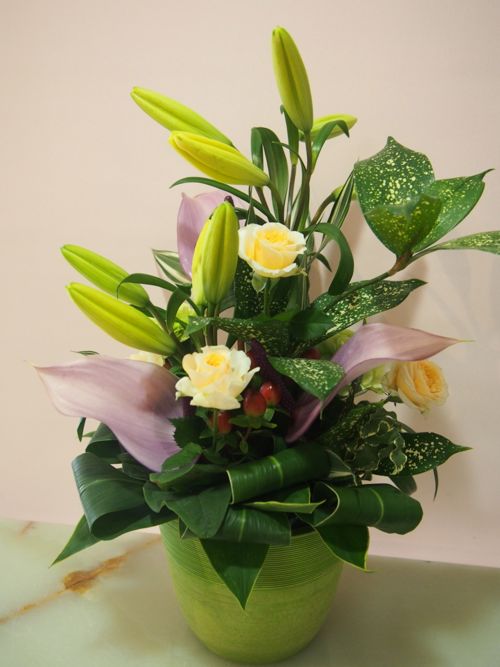 花ギフト|フラワーギフト|誕生日 花|カノシェ話題|スタンド花|ウエディングブーケ|花束|花屋|48276(4)
