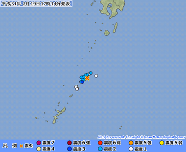 奄美大島近海20190219081453495-19171005