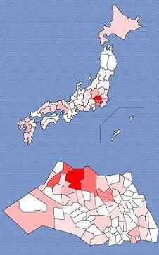 福島姓分布