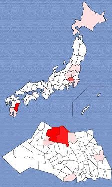 野辺姓分布