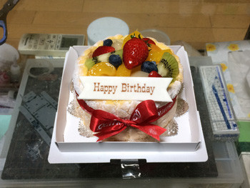 今年のケーキ