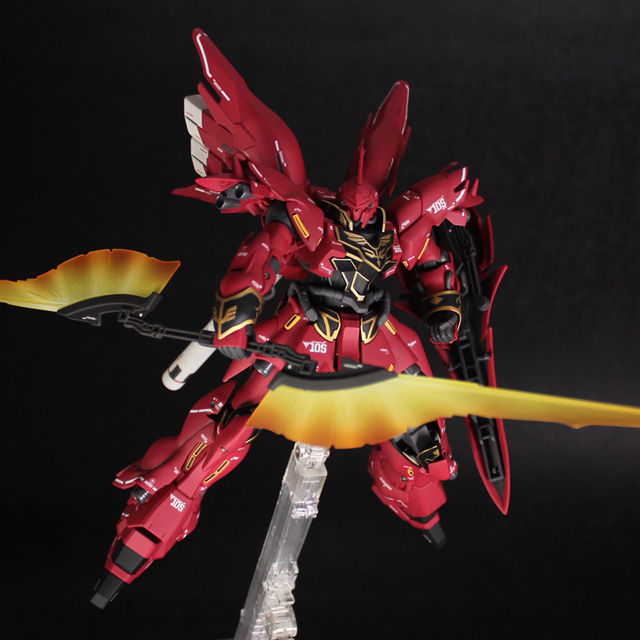 塗装 完成品 バンダイ シナンジュ HGUC 1/144 HGUC シナンジュ 塗装 完成品 バンダイ ガンプラ 1/144 - メルカリ