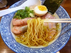 麺屋169_濃厚えび出汁味噌らーめん(麺)_201809