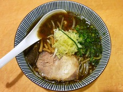 札幌直伝屋_醤油らーめんハーフ_201706