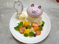 うさまるカフェ_うさこのぷにぷに杏仁プレート_201706