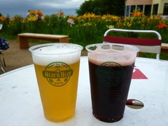 オーンズ春香山ゆり園_小樽ビール_201607