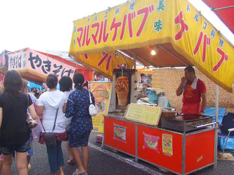 戸田市ふるさと祭りのテキヤさん