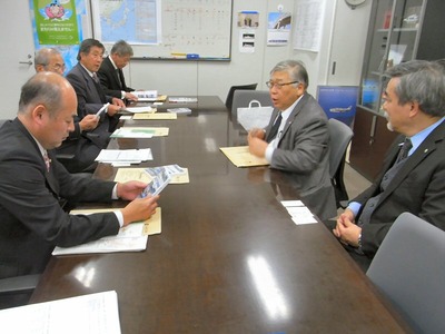 吉新理事長と面談