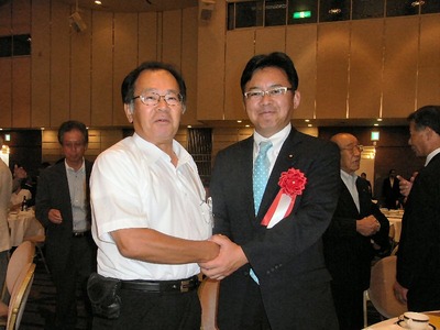 上野代議士と