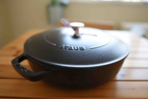 STAUB - ストウブ　ニダベイユソテーパン28センチ 未使用 staub ニダベイユ ソテーパン 28センチ