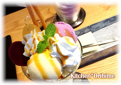 おいものパフェ&いもやのアフォガート