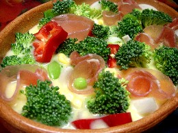 生のお野菜がたっぷり!これから焼くの!