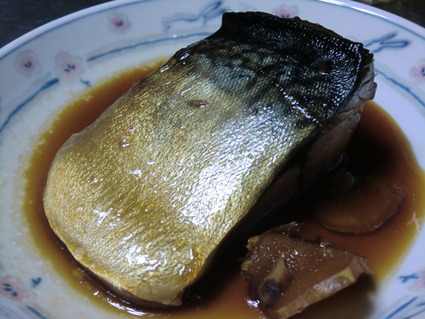 真鯖の醤油煮