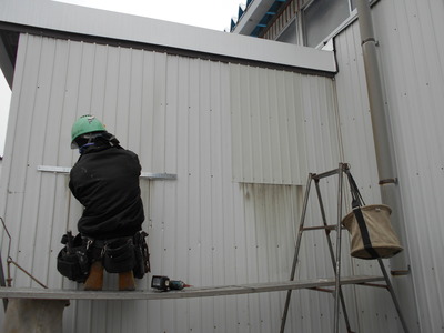 外壁補修工事 三条市 遠藤板金工業