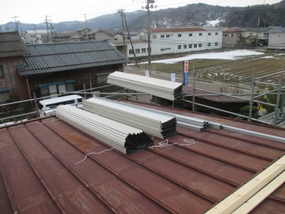 新潟県三条市の屋根外壁塗装リフォーム専門店 遠藤板金工業(有) カバールーフ ガルバリウム鋼板