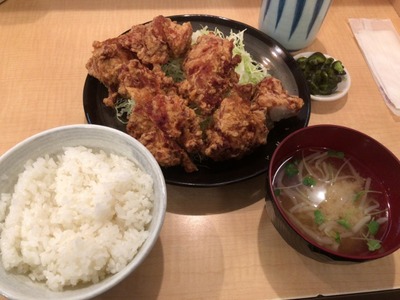18/01/15とんかつ三田日吉店 鳥からあげ定食 05