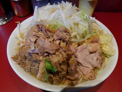 16/01/26ラーメン二郎荻窪店 小ブタ(ニンニク)05