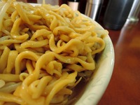 14/09/22め二郎 小ラーメン(ニンニク)3