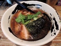 14/11/23麺場ハマトラ 醤そば+半熟味付け玉子 1