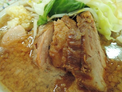 14/07/29 ぶた入り小つけ麺(ニンニク、ヤサイ)5