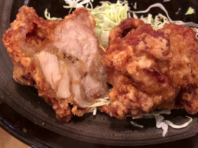 18/01/15とんかつ三田日吉店 鳥からあげ定食 09