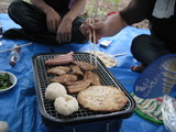 焼いてます