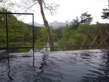 裏磐梯を温泉から眺める贅沢