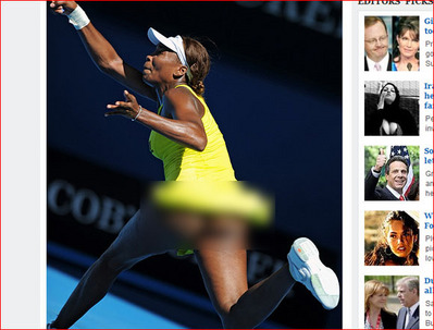 【アメリカ】ノーパンでテニス!? 美人女子テニス選手のお尻に大注目 <b>...</b>