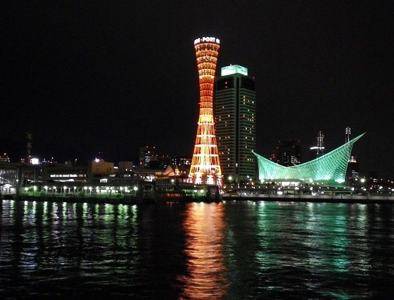 ポートタワー夜3