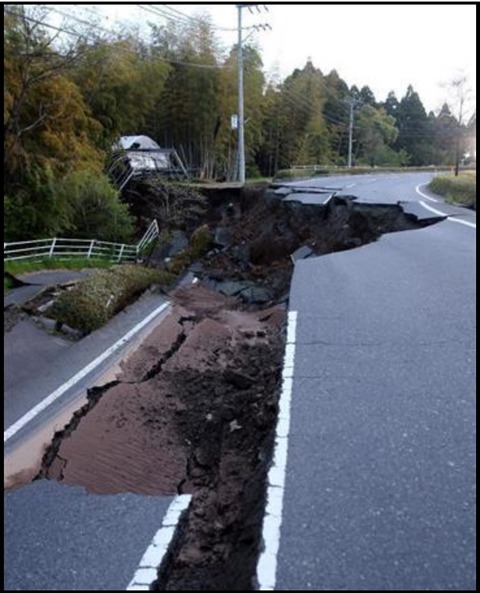 熊本大地震益城町